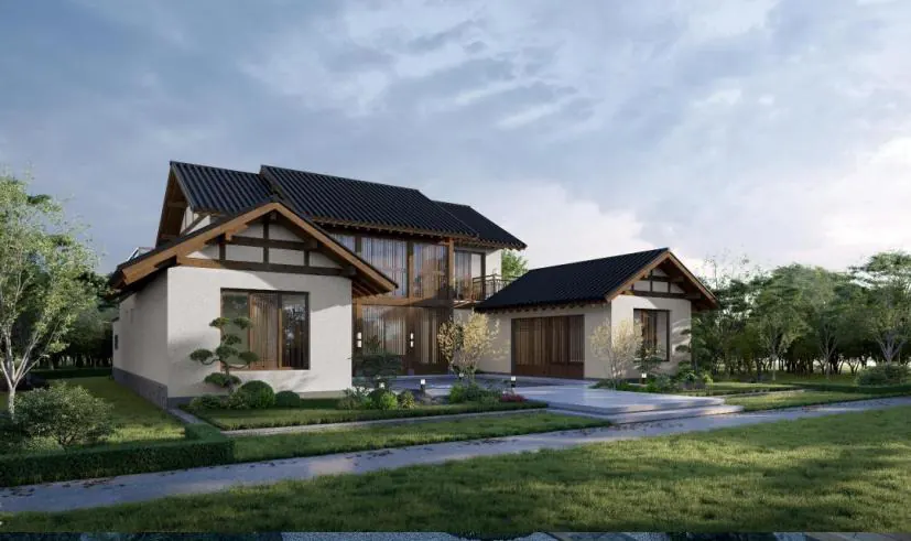 triple-courtyard villa — view 1